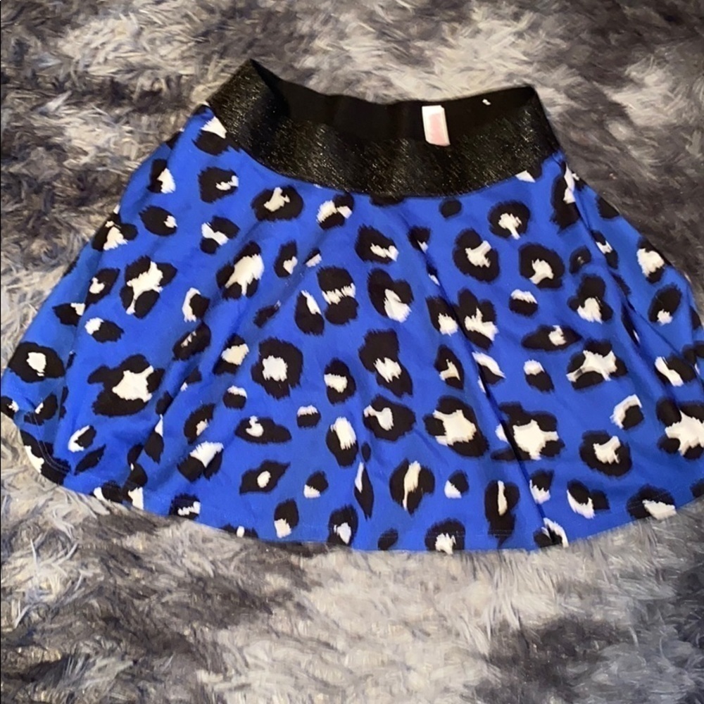 Justice glitter elastic waist tutu skirt